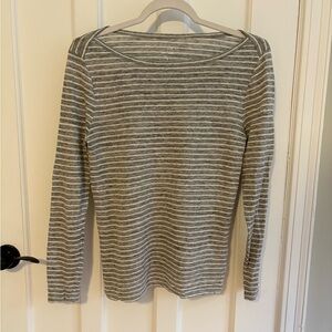 J Crew striped linen tee